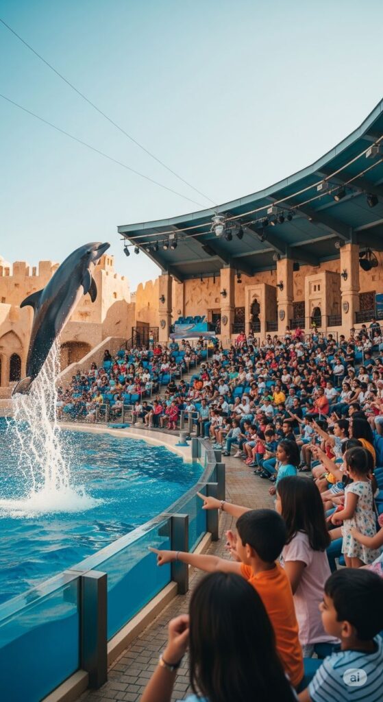 Dubai Dolphinarium Dolphin Show